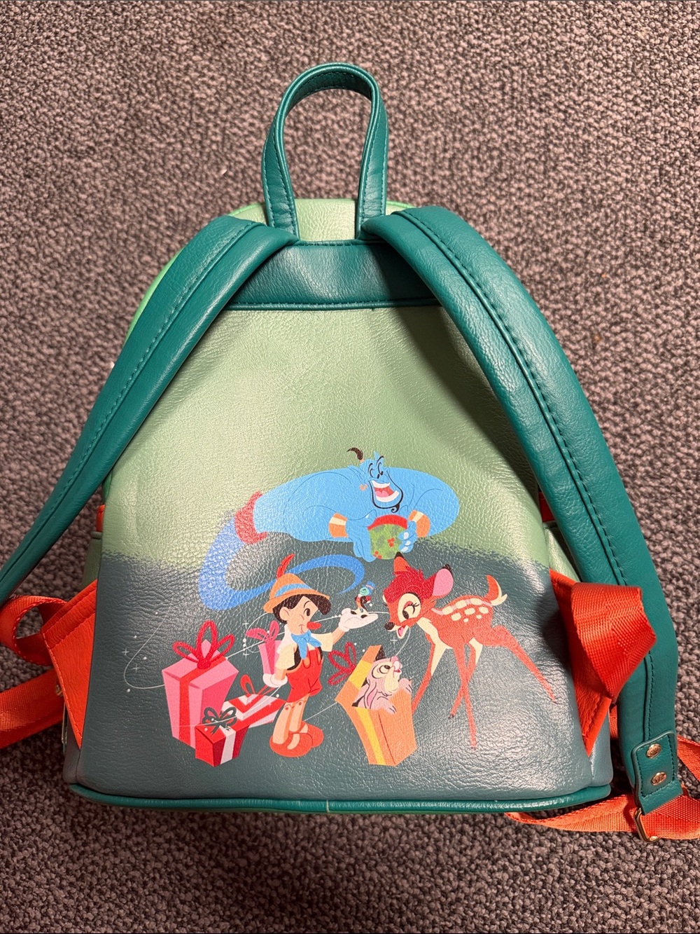 Disney Loungefly Mini Backpack with Holiday Character Print - Picture 3 of 5